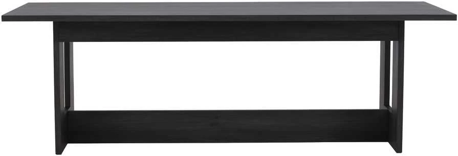 Venture Design Valgomojo stalas, Milly, 100x235 cm, Juodas