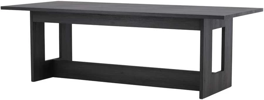 Venture Design Valgomojo stalas, Milly, 100x235 cm, Juodas