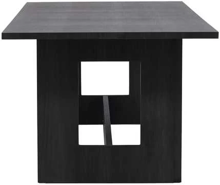 Venture Design Valgomojo stalas, Milly, 100x235 cm, Juodas