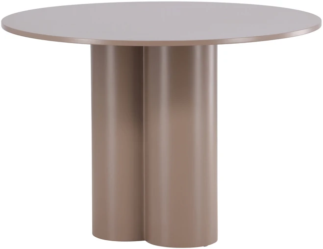 Venture Design Valgomojo stalas Olivia 110 cm tamsiai rudos spalvos MDF