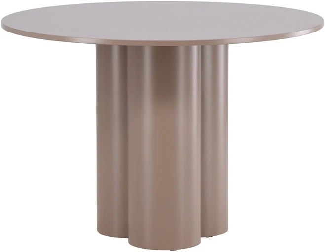 Venture Design Valgomojo stalas Olivia 110 cm tamsiai rudos spalvos MDF