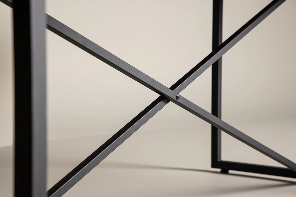 Venture Design Valgomojo stalas, Padang, 250x100x76 cm, Juodas