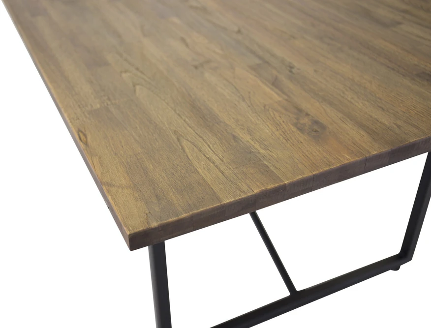 Venture Design Valgomojo stalas, Padang, 250x100x76 cm, Juodas