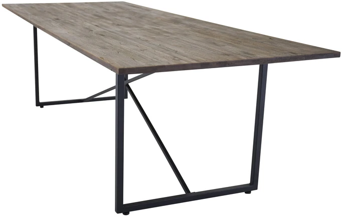 Venture Design Valgomojo stalas, Padang, 250x100x76 cm, Juodas