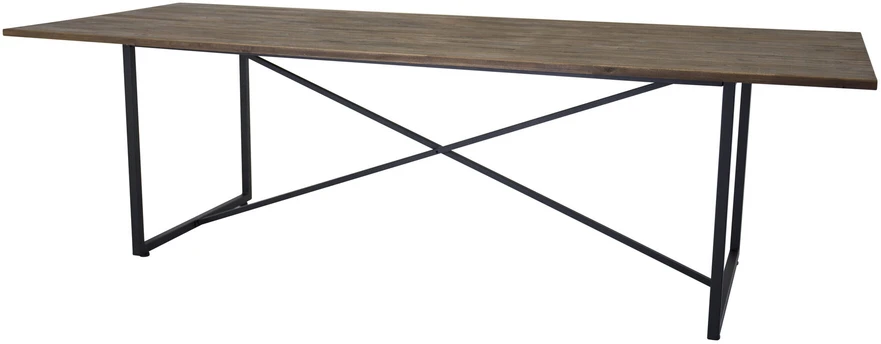 Venture Design Valgomojo stalas, Padang, 250x100x76 cm, Juodas