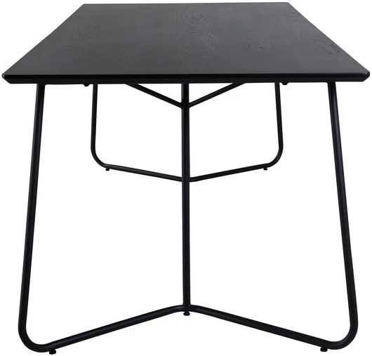 Venture Design Valgomojo stalas, Petra, 75x190x90 cm, Juodas