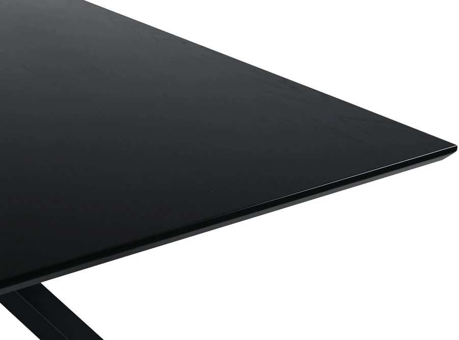 Venture Design Valgomojo stalas, Piazza, 180x76x90 cm, Juodas