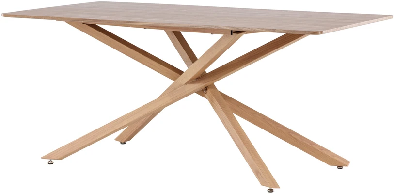 Venture Design Valgomojo stalas, Piazza, 90x180 cm, Mokos spalvos