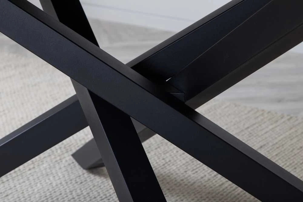 Venture Design Valgomojo stalas, Piazza, 180x76x90 cm, Juodas