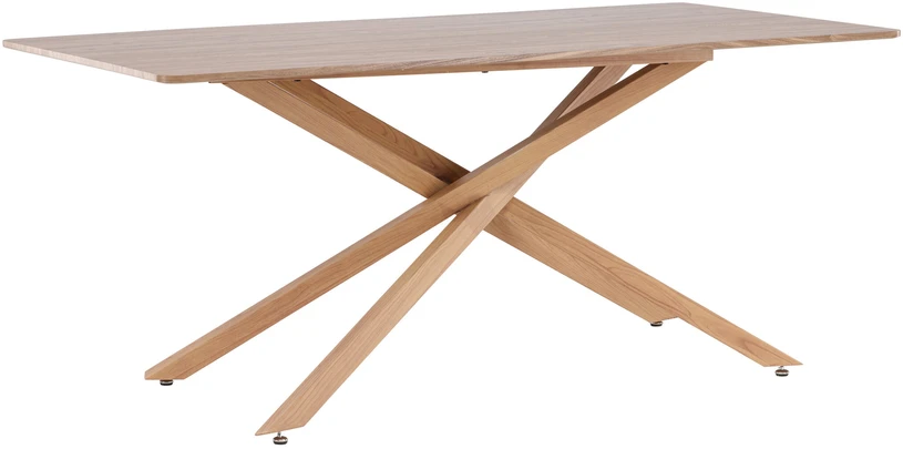 Venture Design Valgomojo stalas, Piazza, 90x180 cm, Mokos spalvos