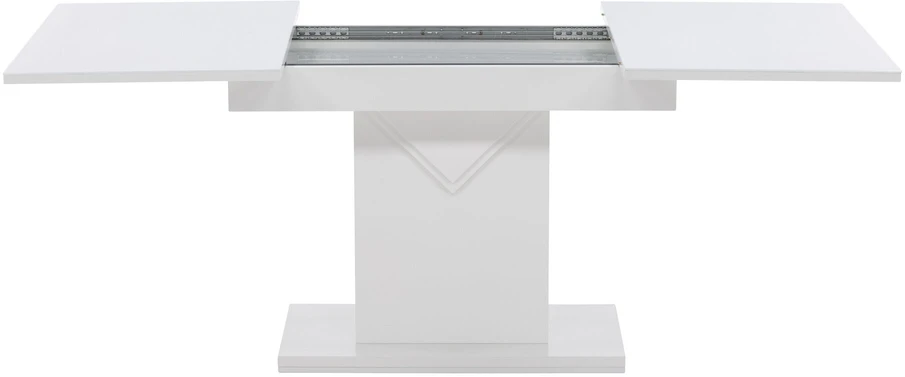 Venture Design Valgomojo stalas, Pluto, 120x90 cm, Balta