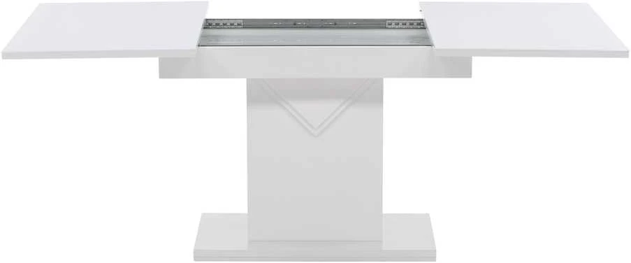 Venture Design Valgomojo stalas, Pluto, 120x90 cm, Balta