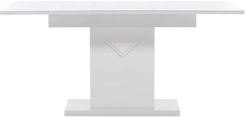Venture Design Valgomojo stalas, Pluto, 120x90 cm, Balta