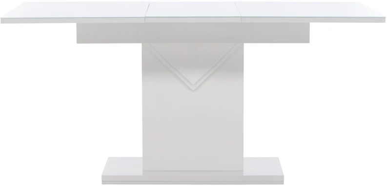 Venture Design Valgomojo stalas, Pluto, 120x90 cm, Balta
