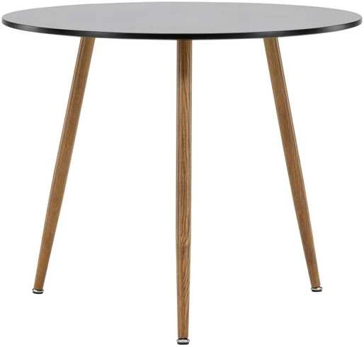 Venture Design Valgomojo stalas, Polar, ø90 cm, Juodas