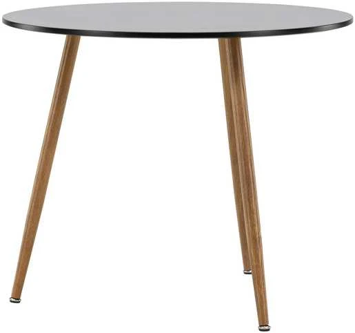 Venture Design Valgomojo stalas, Polar, ø90 cm, Juodas