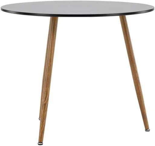 Venture Design Valgomojo stalas, Polar, ø90 cm, Juodas