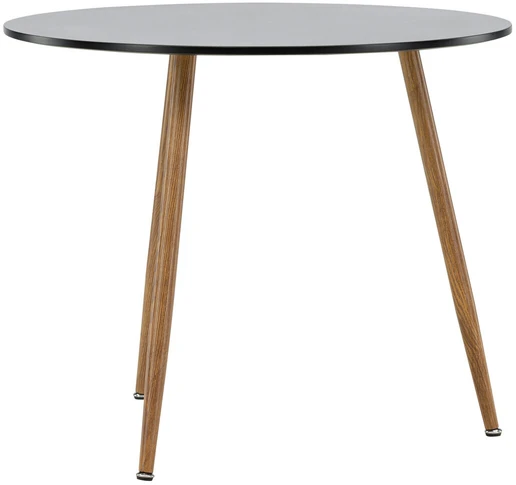 Venture Design Valgomojo stalas, Polar, ø90 cm, Juodas