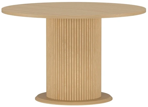 Venture Design Valgomojo stalas Reko Apvalus Natūralus MDF