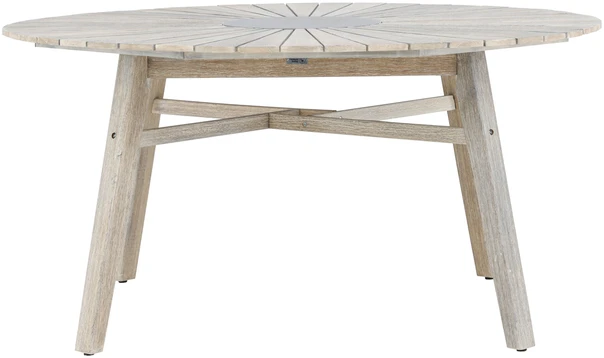 Venture Design Valgomojo stalas Rives 150 cm Baltoji akacija Akmuo