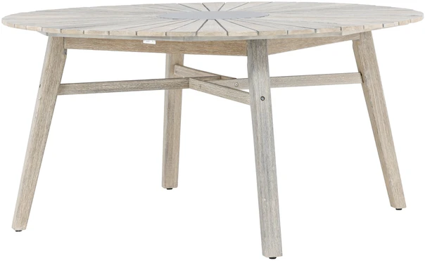 Venture Design Valgomojo stalas Rives 150 cm Baltoji akacija Akmuo