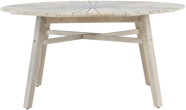 Venture Design Valgomojo stalas Rives 150 cm Baltoji akacija Akmuo
