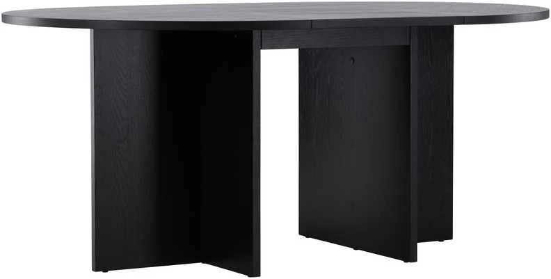 Venture Design Valgomojo stalas, Strada, 120/170x120x74 cm, Juodas
