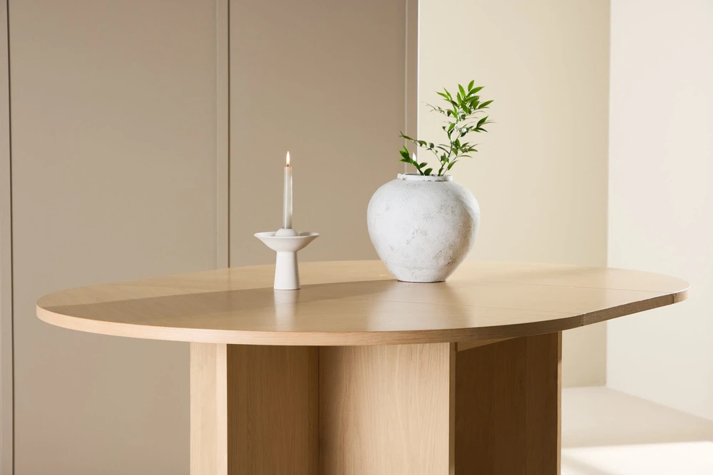 Venture Design Valgomojo stalas, Strada, 120/170x120x74 cm, balintas