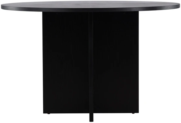 Venture Design Valgomojo stalas, Strada, 120/170x120x74 cm, Juodas