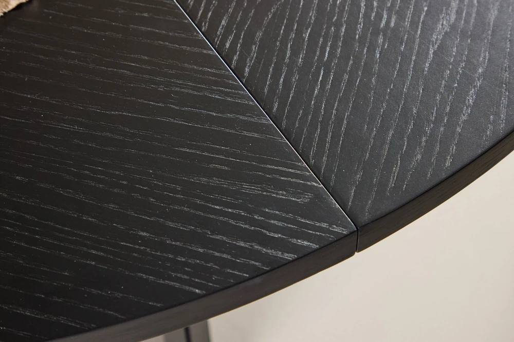 Venture Design Valgomojo stalas, Strada, 120/170x120x74 cm, Juodas