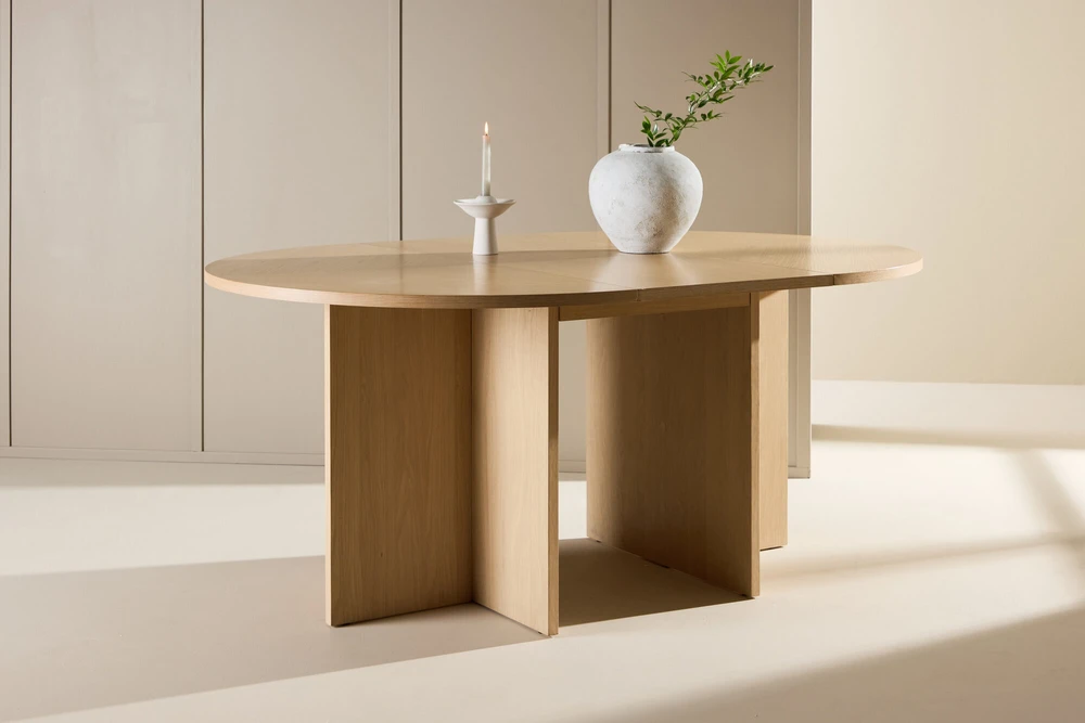 Venture Design Valgomojo stalas, Strada, 120/170x120x74 cm, balintas