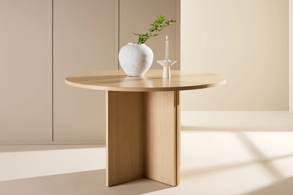 Venture Design Valgomojo stalas, Strada, 120/170x120x74 cm, balintas