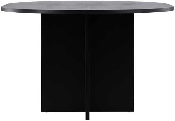Venture Design Valgomojo stalas, Strada, 120/170x120x74 cm, Juodas