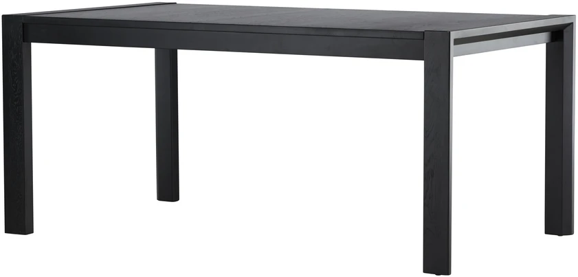 Venture Design Valgomojo stalas su slankikliu 250x95x75 cm Juodasis ąžuolas