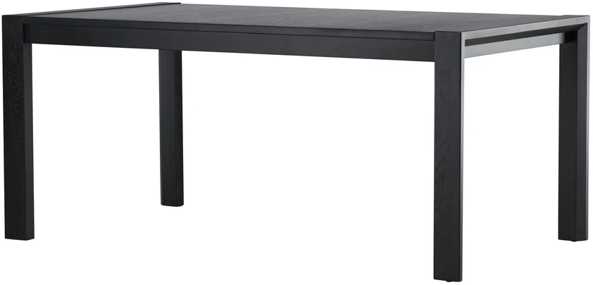 Venture Design Valgomojo stalas su slankikliu 250x95x75 cm Juodasis ąžuolas