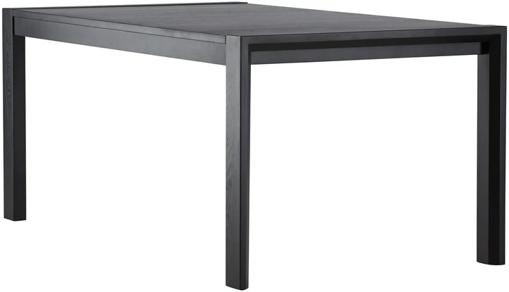Venture Design Valgomojo stalas su slankikliu 250x95x75 cm Juodasis ąžuolas