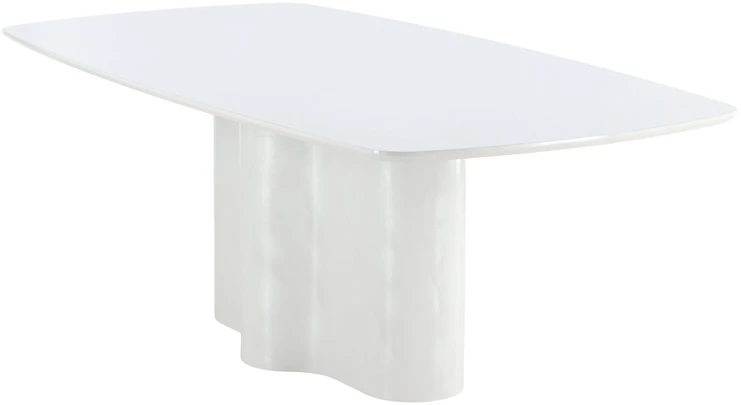 Venture Design Valgomojo stalas Väddö 220x110x75 cm baltas MDF