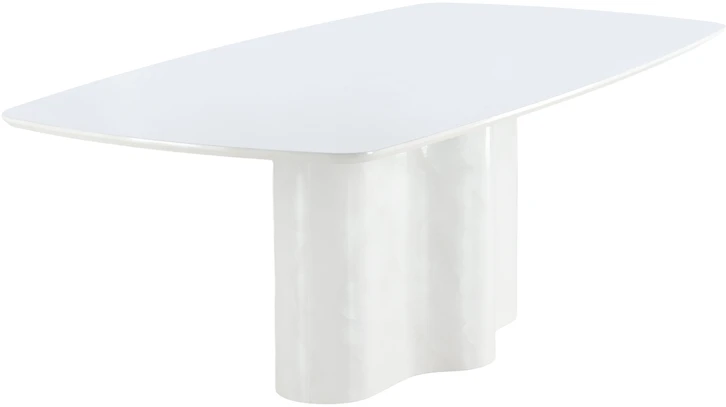 Venture Design Valgomojo stalas Väddö 220x110x75 cm baltas MDF