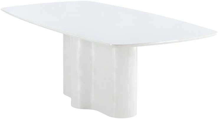 Venture Design Valgomojo stalas Väddö 220x110x75 cm baltas MDF