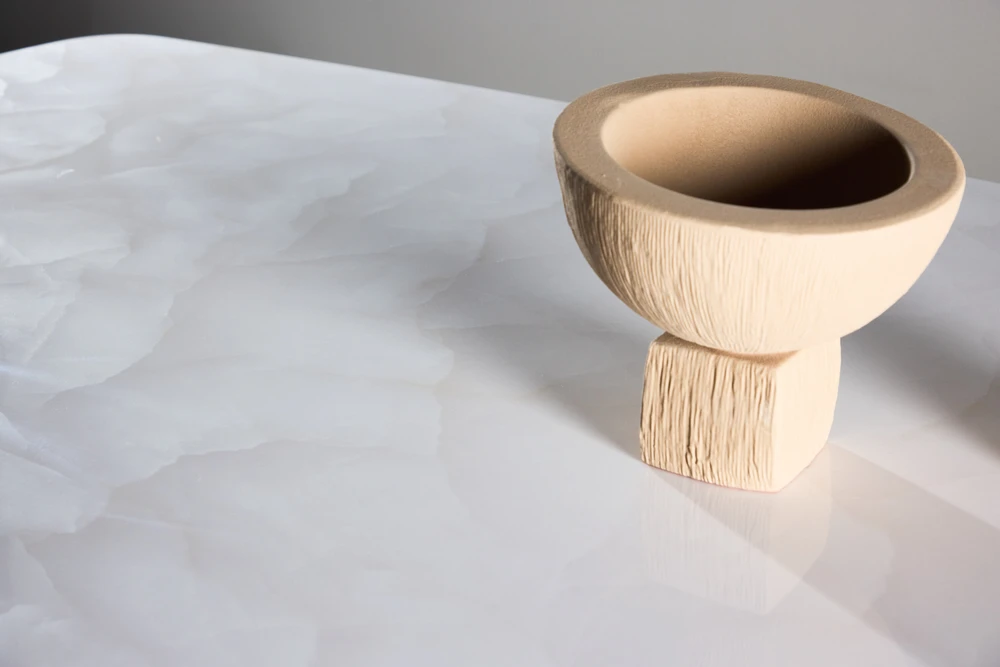 Venture Design Valgomojo stalas Väddö 220x110x75 cm baltas MDF