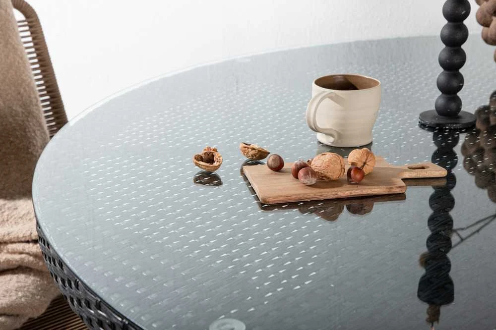 Venture Design Valgomojo stalas, Volta, ø150 cm, Juodas
