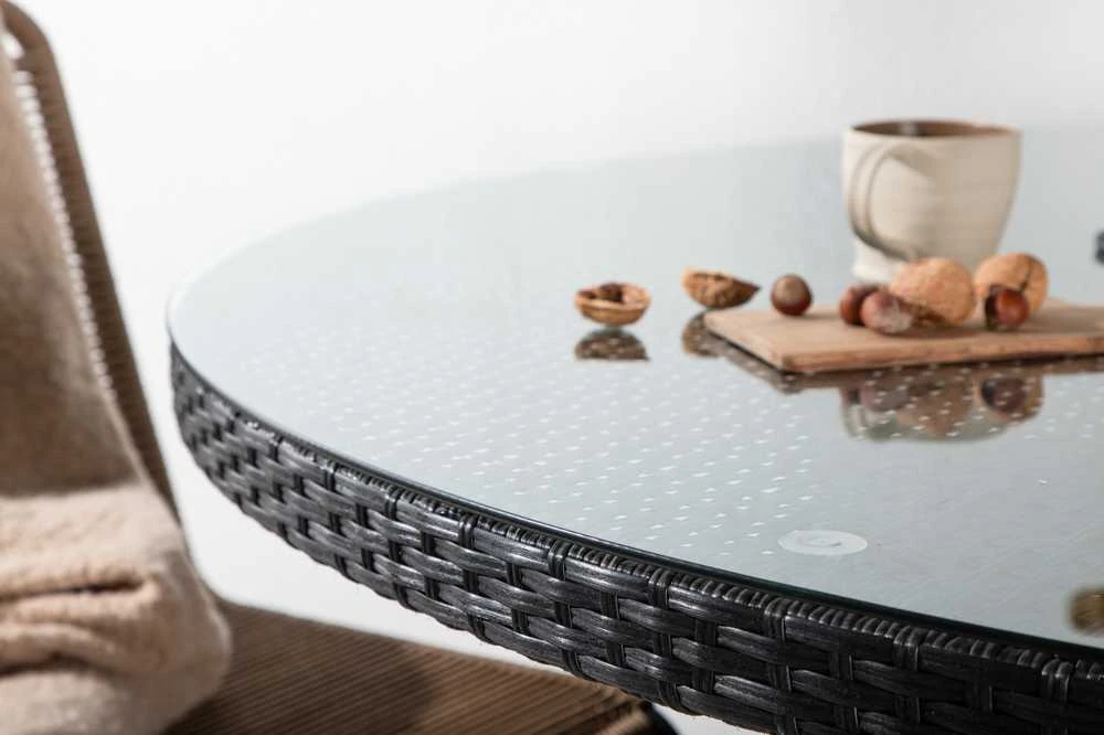 Venture Design Valgomojo stalas, Volta, ø150 cm, Juodas
