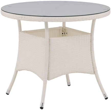 Venture Design Valgomojo stalas, Volta, ø90 cm, Balta