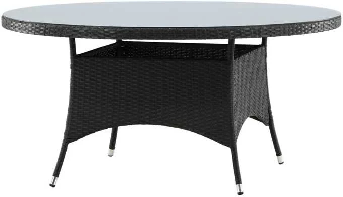 Venture Design Valgomojo stalas, Volta, ø150 cm, Juodas