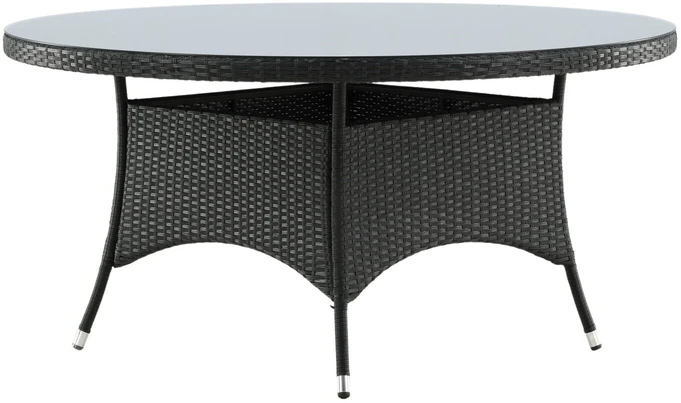Venture Design Valgomojo stalas, Volta, ø150 cm, Juodas