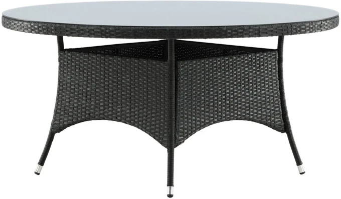 Venture Design Valgomojo stalas, Volta, ø150 cm, Juodas