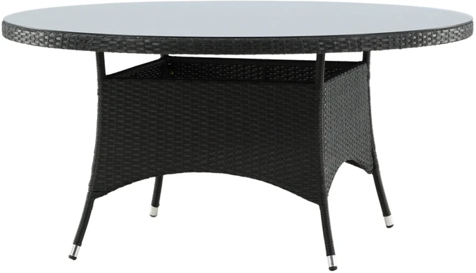 Venture Design Valgomojo stalas, Volta, ø150 cm, Juodas