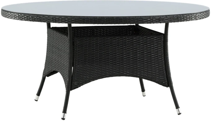 Venture Design Valgomojo stalas, Volta, ø150 cm, Juodas