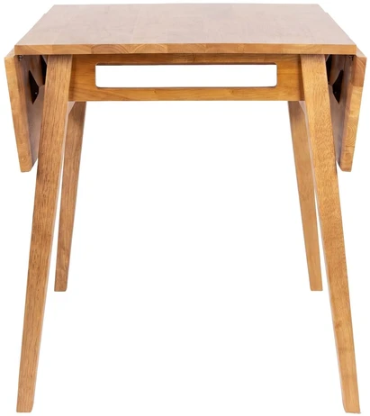 Venture Design Valgomojo stalas Yakidon 60x60 cm, guminės medienos ąžuolo imitacijos MDF