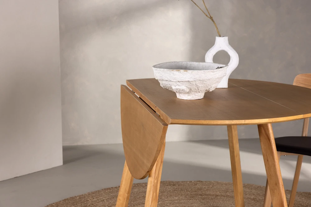 Venture Design Valgomojo stalas, Yakidon, ø120 cm, Ruda
